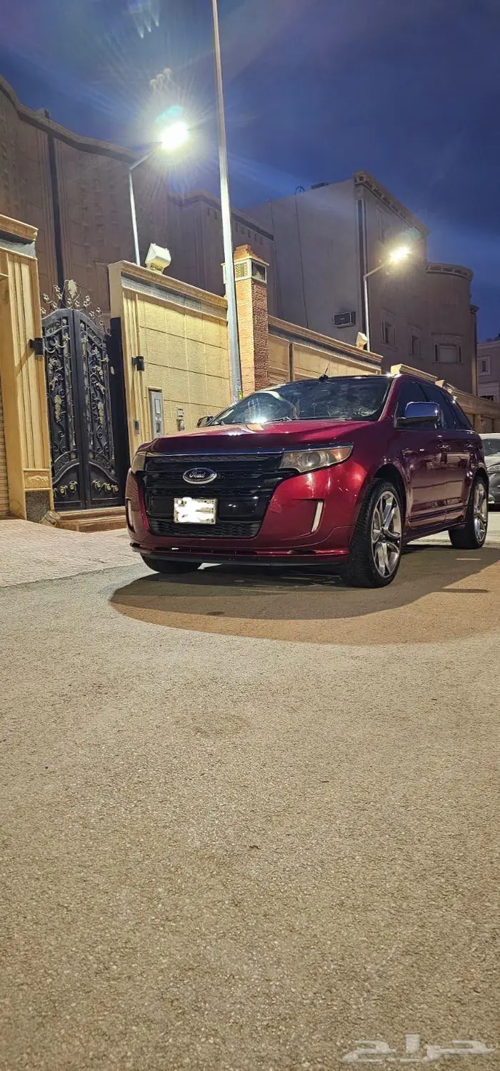 فورد ايدج سبورت موديل 2014 - 210K عنابي 2