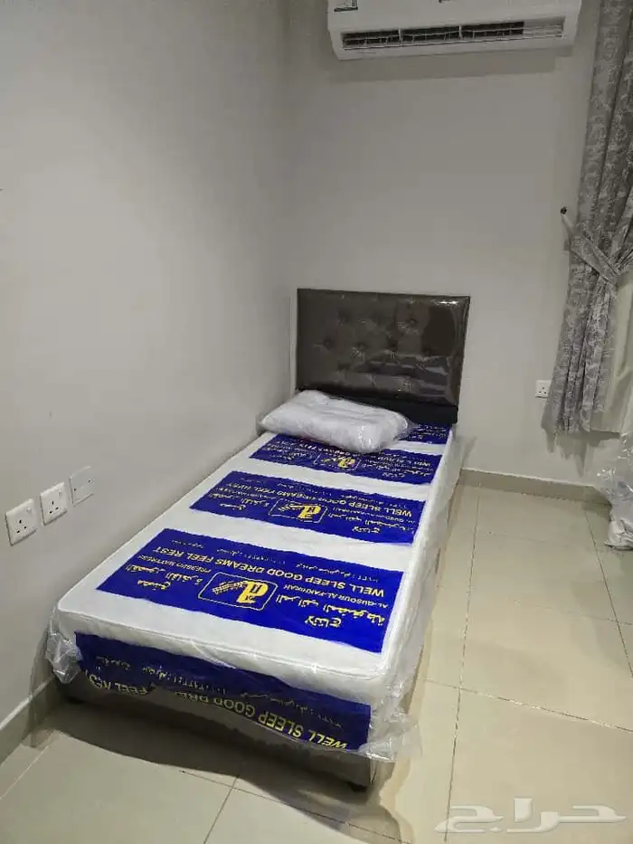 سرير خشب بكس نفر واحد يوجد كل الون جديد 0