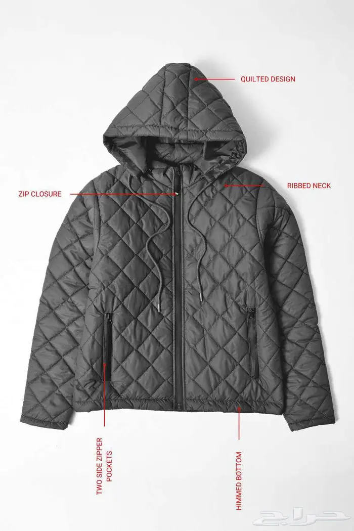الرجال سترة مقنعة Men s Puffer Hooded Jacket 5