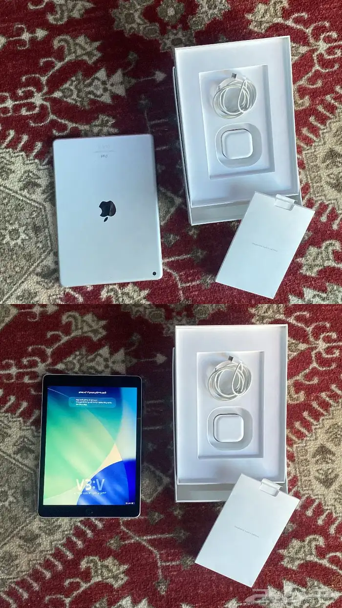 ايباد الجيل 9شرط كامل اغراضه 0