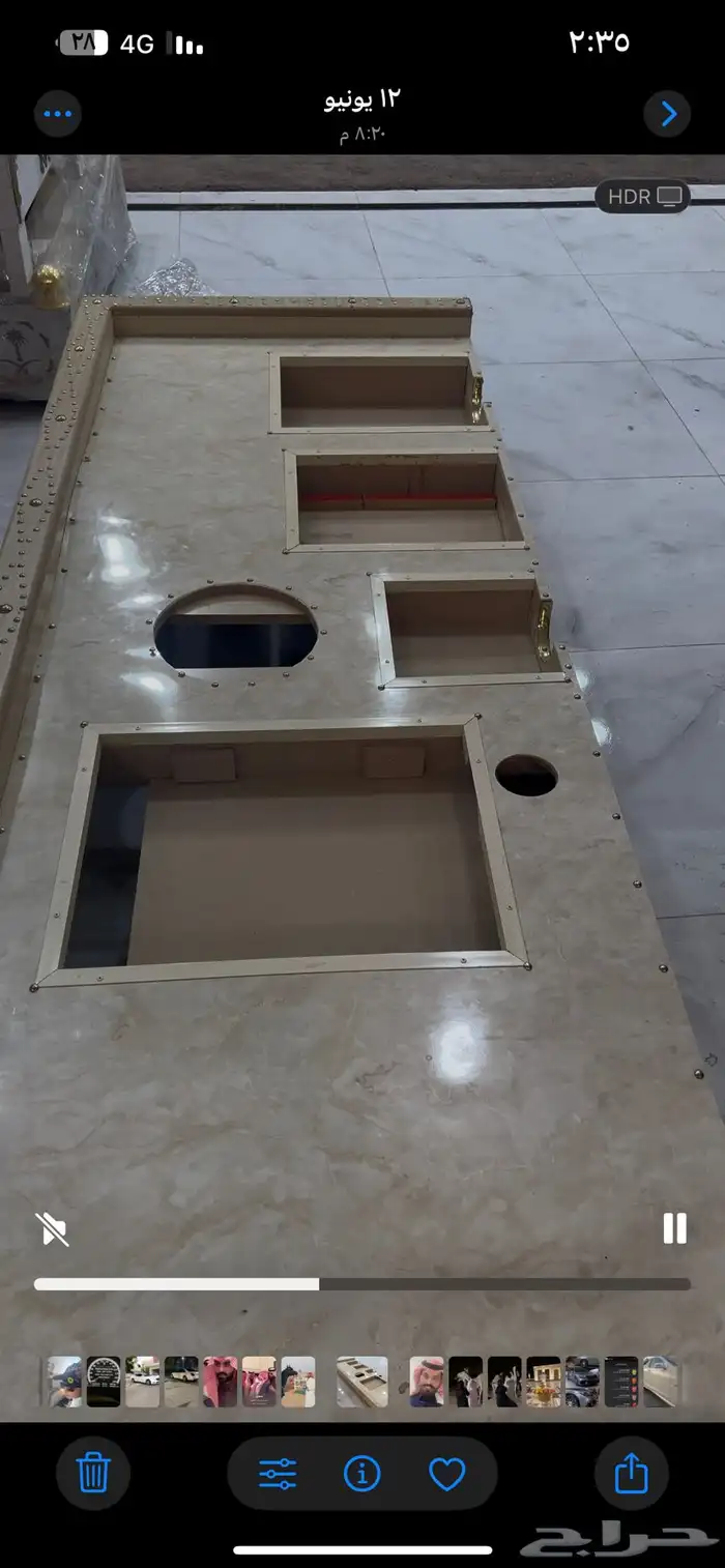 وجار خشب مدبل نضيف من غير اجهزه 1