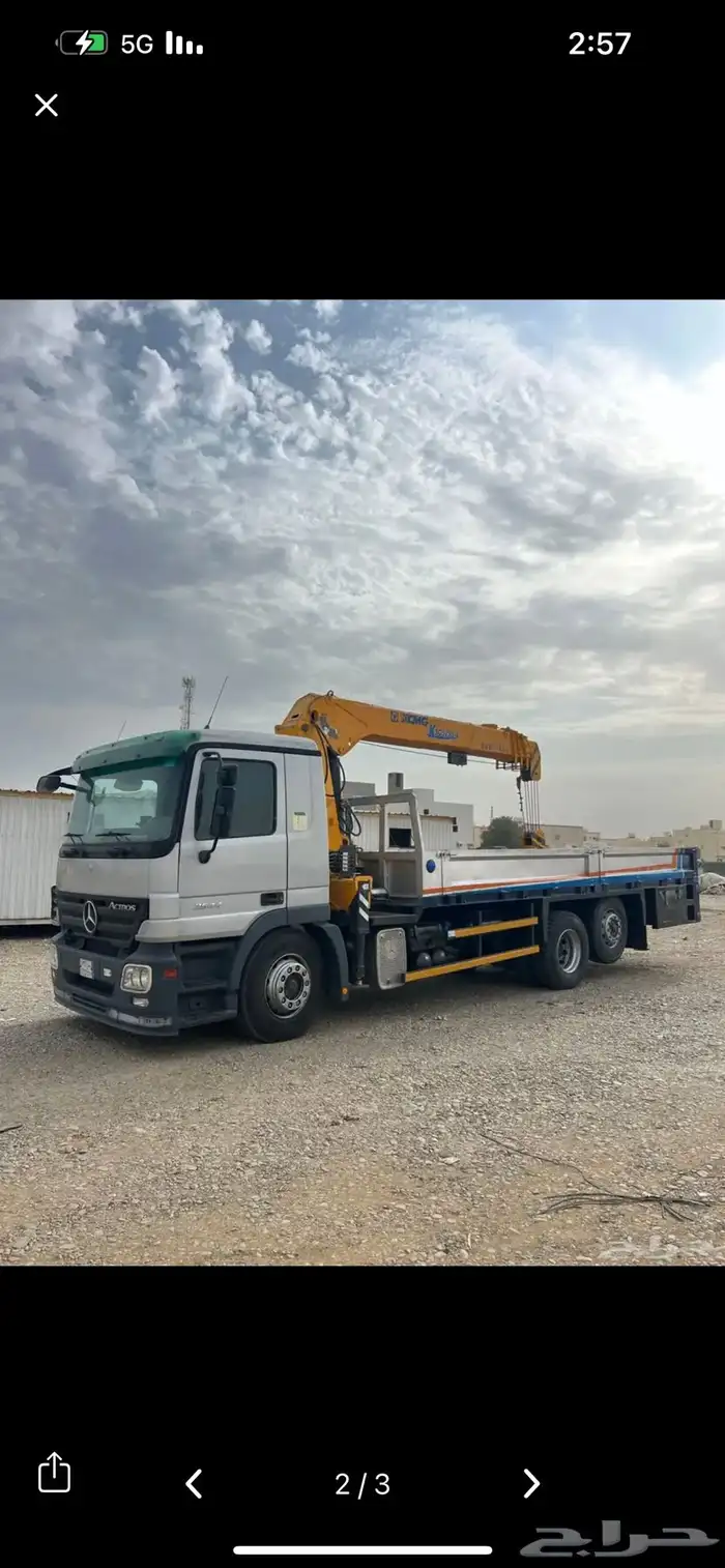 ونش بوم تراك للإيجار For rent a 10-or boom truck 0