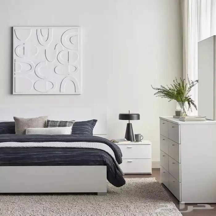 طقم غرفة نوم ايطالي بدووون دولاب جديد هوم سنتر 11