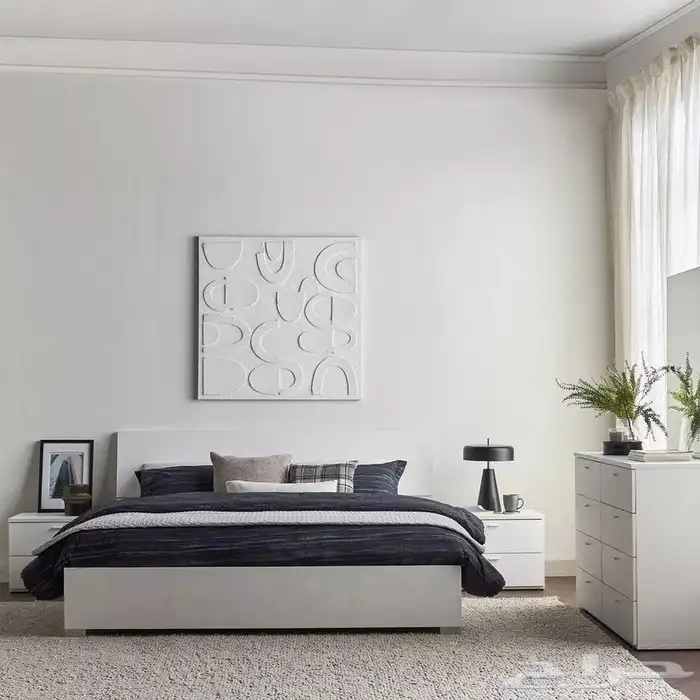 طقم غرفة نوم ايطالي بدووون دولاب جديد هوم سنتر 0