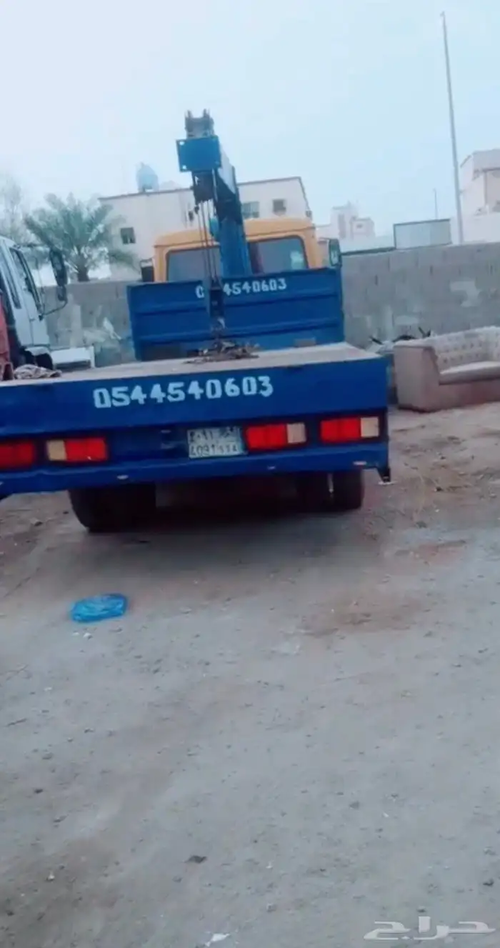 ونش كرين سطح للايجار يومى و شهرى داحل جده 9