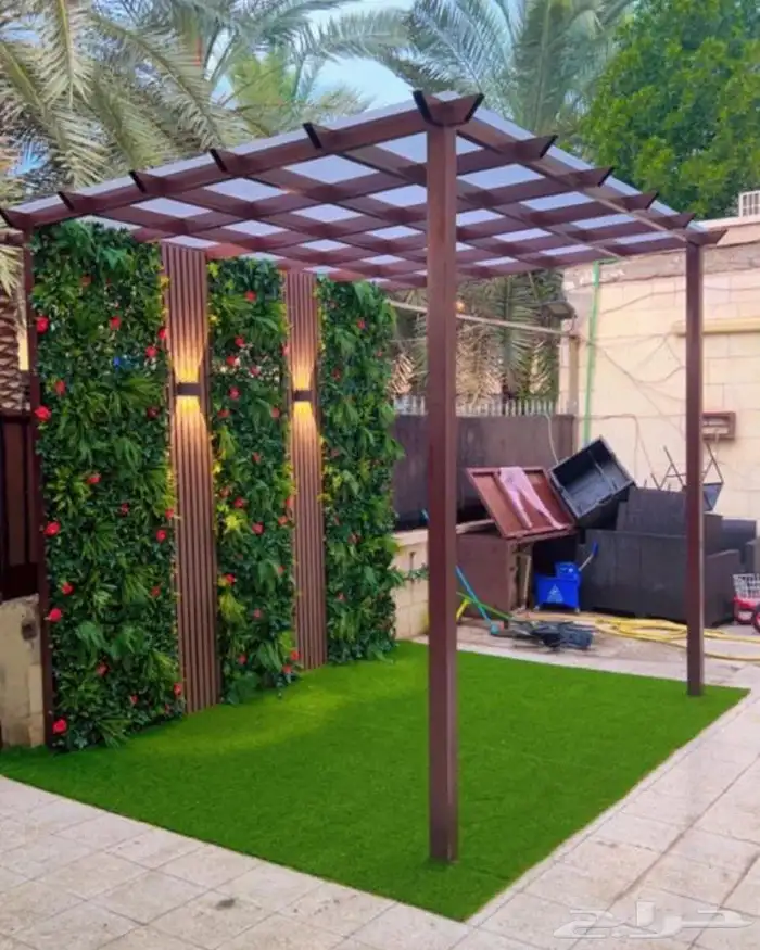 تنسيق حدائق ومظلات 0