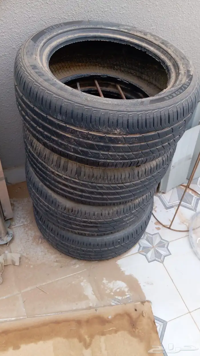 4 كفرات مستعمله 0