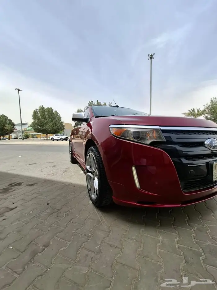 فورد ايدج سبورت موديل 2014 - 210K عنابي 3