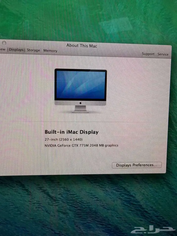 للبيع  آي ماك 27 بوصة Apple iMac 27-inch (Model 14 2) 10