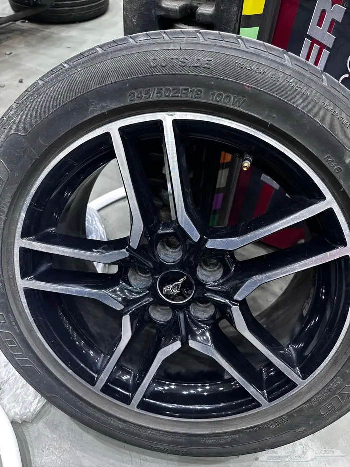 جنوط موستنج مقاس 18x8 تركب على جميع الموديلات 4