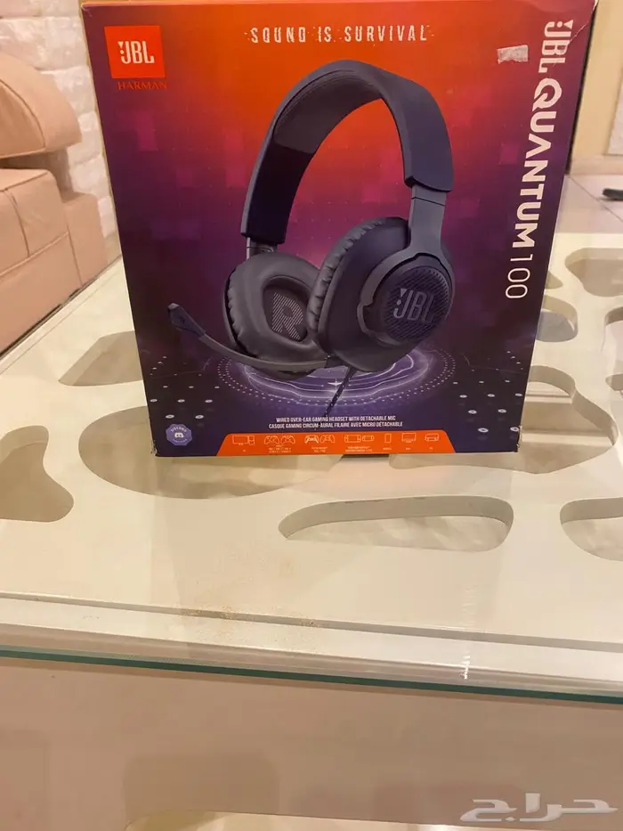 سماعة رأس للألعاب JBL Quantum 100 بمنفذ AUX - كحلي 0
