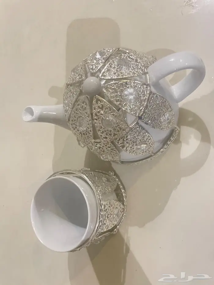 طقم براد زجاج مع سكرية 0