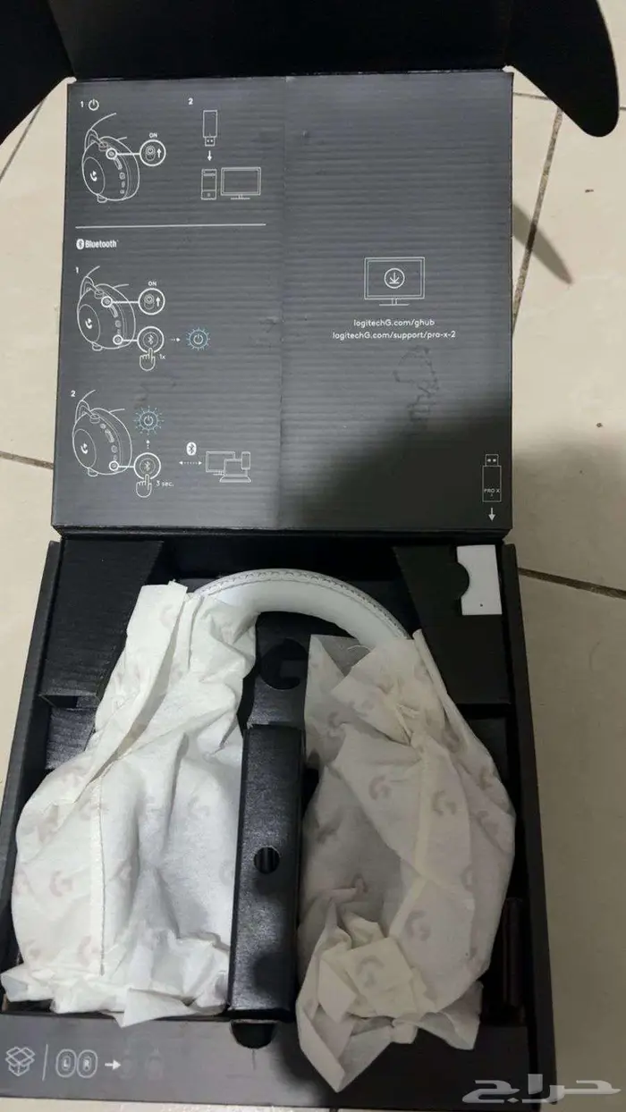 تتميز سماعة الألعاب اللاسلكية Logitech PRO X 2 LIGHTSPEED 0