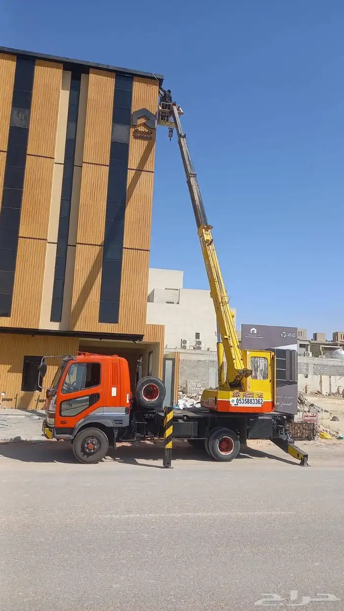 رافعه ونش و كرين سبعة وسطحه ثلاثه طن ايجار يوميات مشاوير 2
