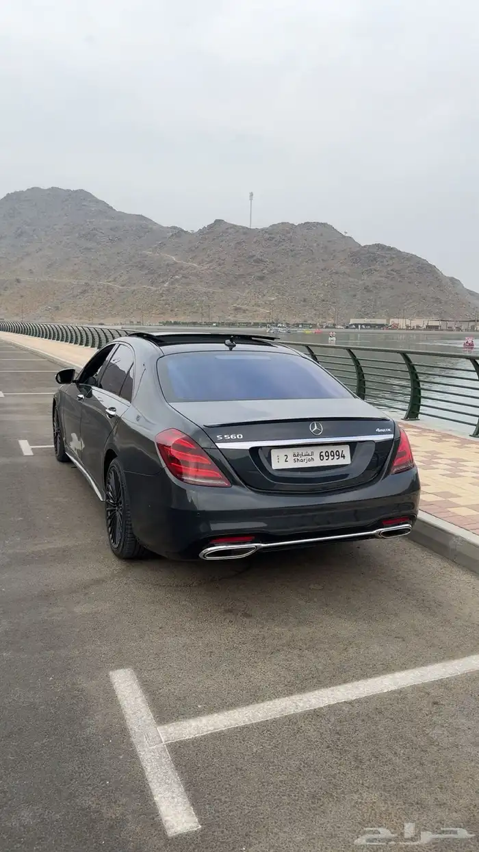 مرسيدس اس 560 موديل 2018   موجود بالامارات 2