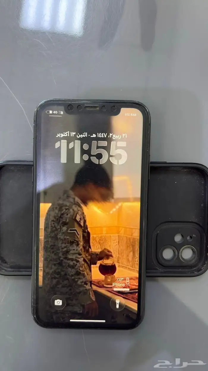 جوال ايفون 11عادي نسبت البطاريه 84 القيقا128 رقم 0