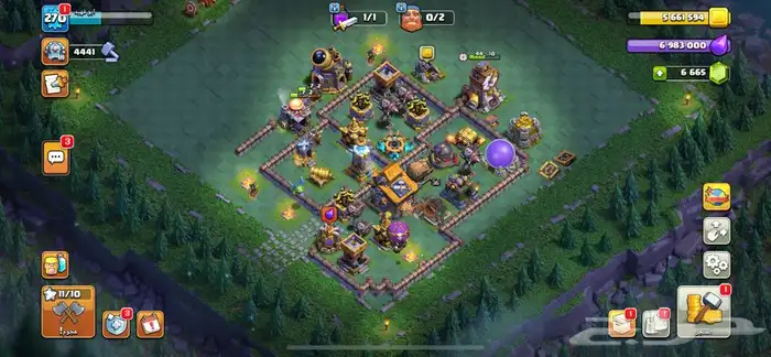 كلاش اوف كلانس تاون 17 فل ماكس 5