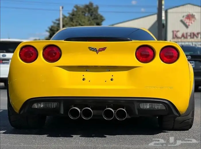 جناح كورفيت C6 Z06 اسود لماع وكاله 1