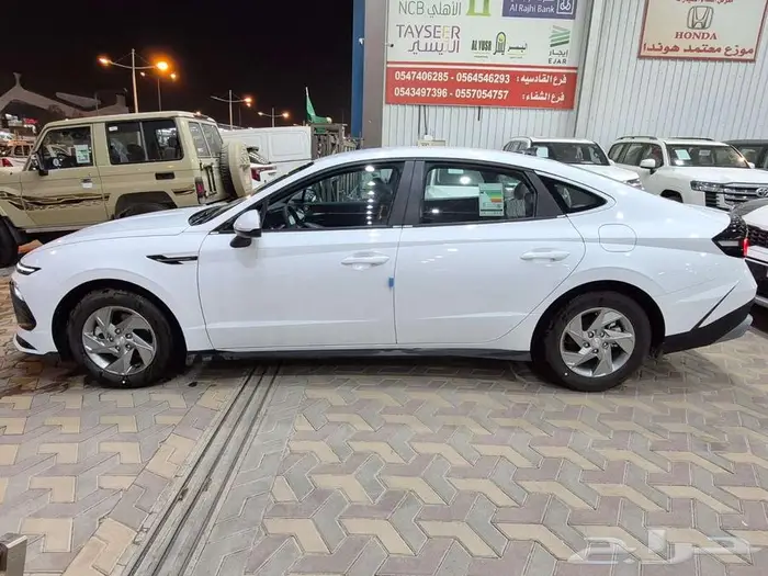 هونداى سوناتا استندر فليت خليجى 2025 ابيض 4