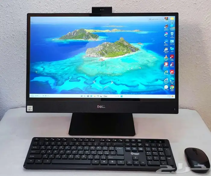 كمبيوتر مكتبي_الكل في واحد_دل DELL_لمس_Core i5_أخو الجديد 12