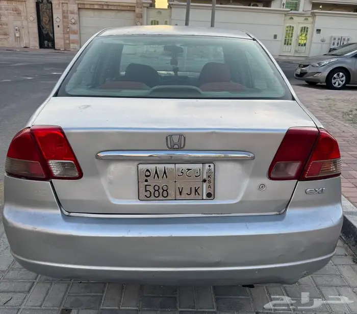 Honda Civic 2003 special number plate 0