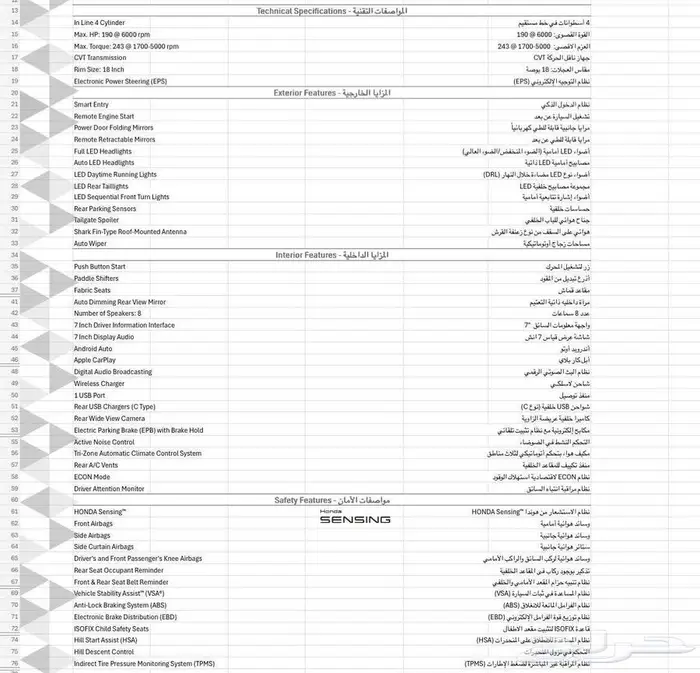 هوندا CRV 2025 ستاندر 7 مقاعد عائليه و مميزه جدا 10