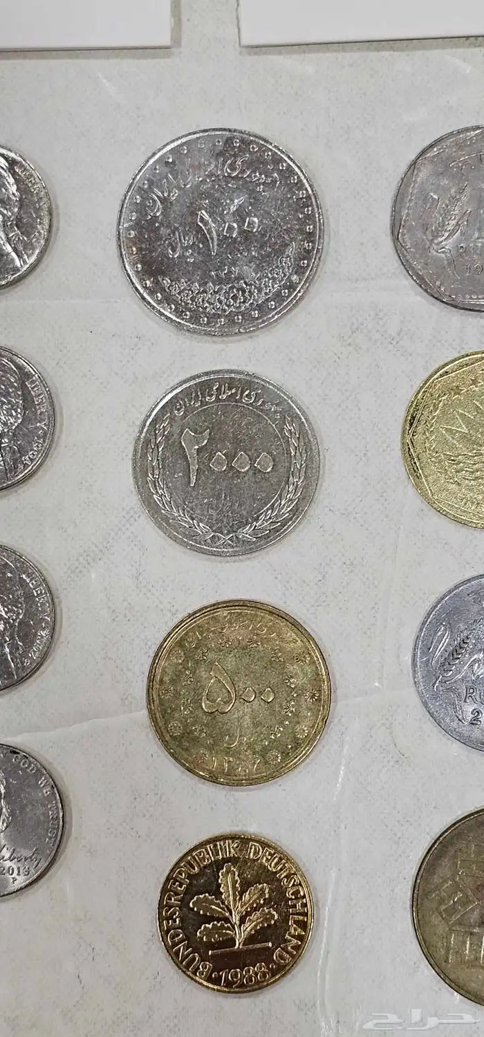عملات كثيره فيها نوادر 14