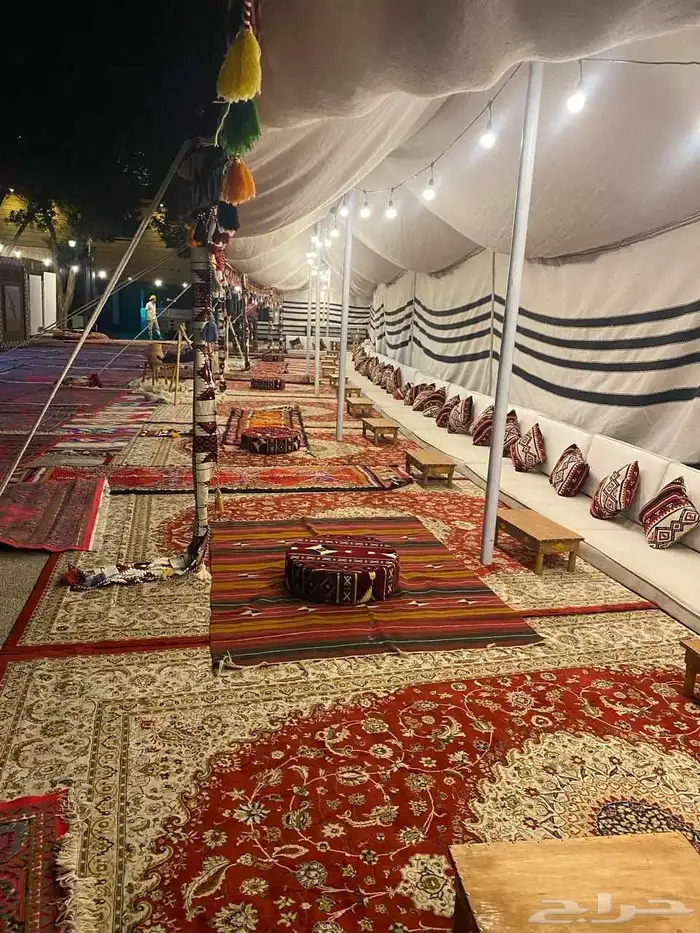 تاجير خيام بيوت شعر خيام اوروبي وكراسي كنب جلست دفايات 6