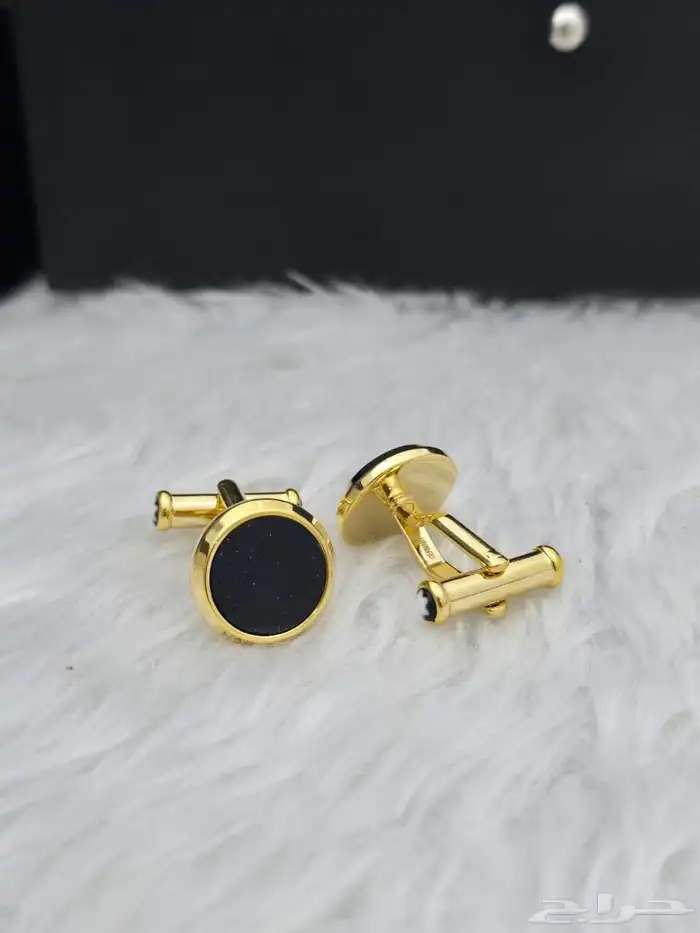 متجر_كاتشي أزرار أكمام دائرية بنمط أشعة وشعار النجمة 2