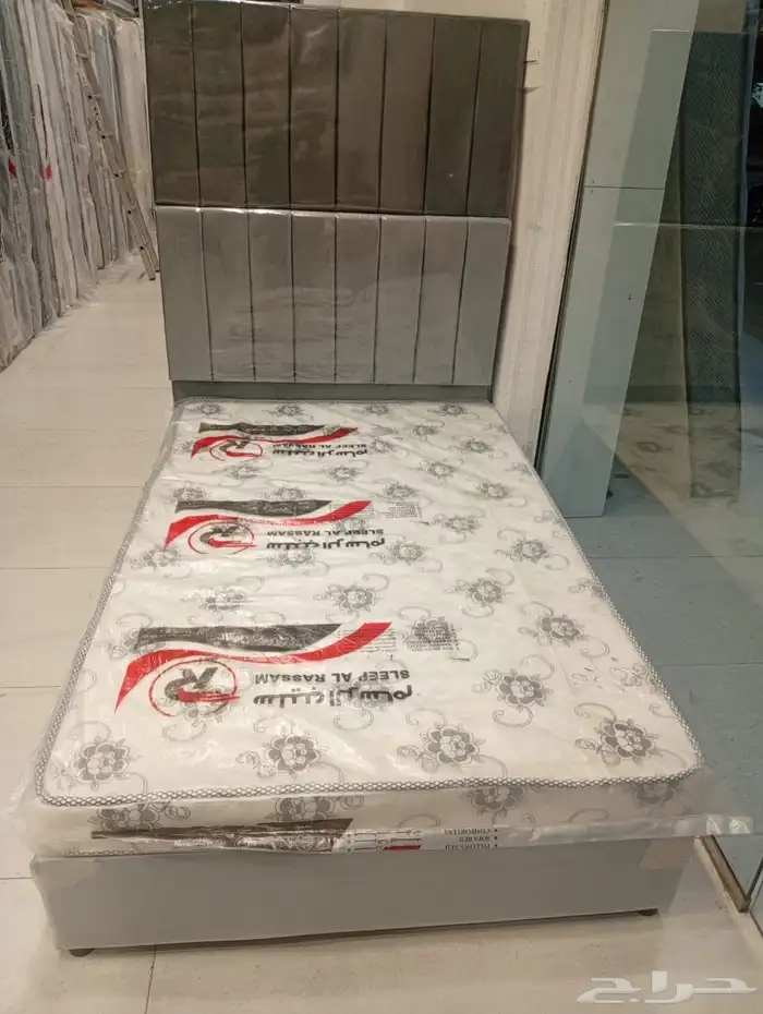 سرير خشب نفر ونص سرير نفرين خشب سرير نفر واحد 12