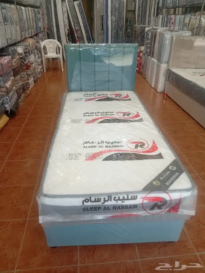 سرير خشب نفر ونص سرير نفرين خشب سرير نفر واحد 5