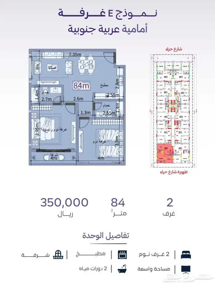 شقق من غرفتين واستديوهات قريب مسجد قريب الواجهة البحرية 5