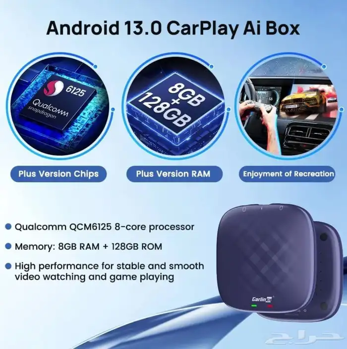 كارلينكيت مشغل Carplay 128GB 1