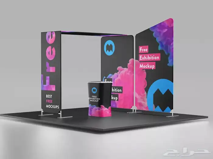 تصميم وتنفيذ بوثات المعارض 1