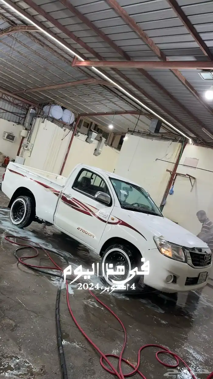(تم البيع) فيبر هايلكس غماره ابيض 1