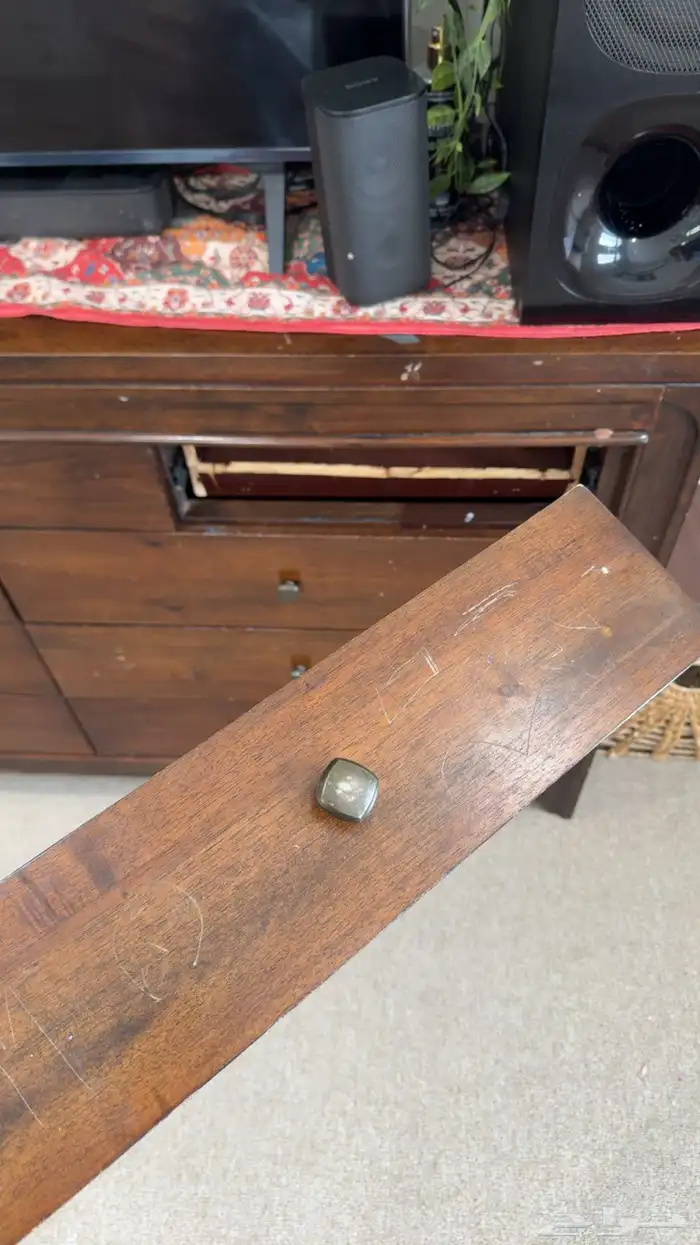 طاولة بوفيه وجانبيه للبيع 5