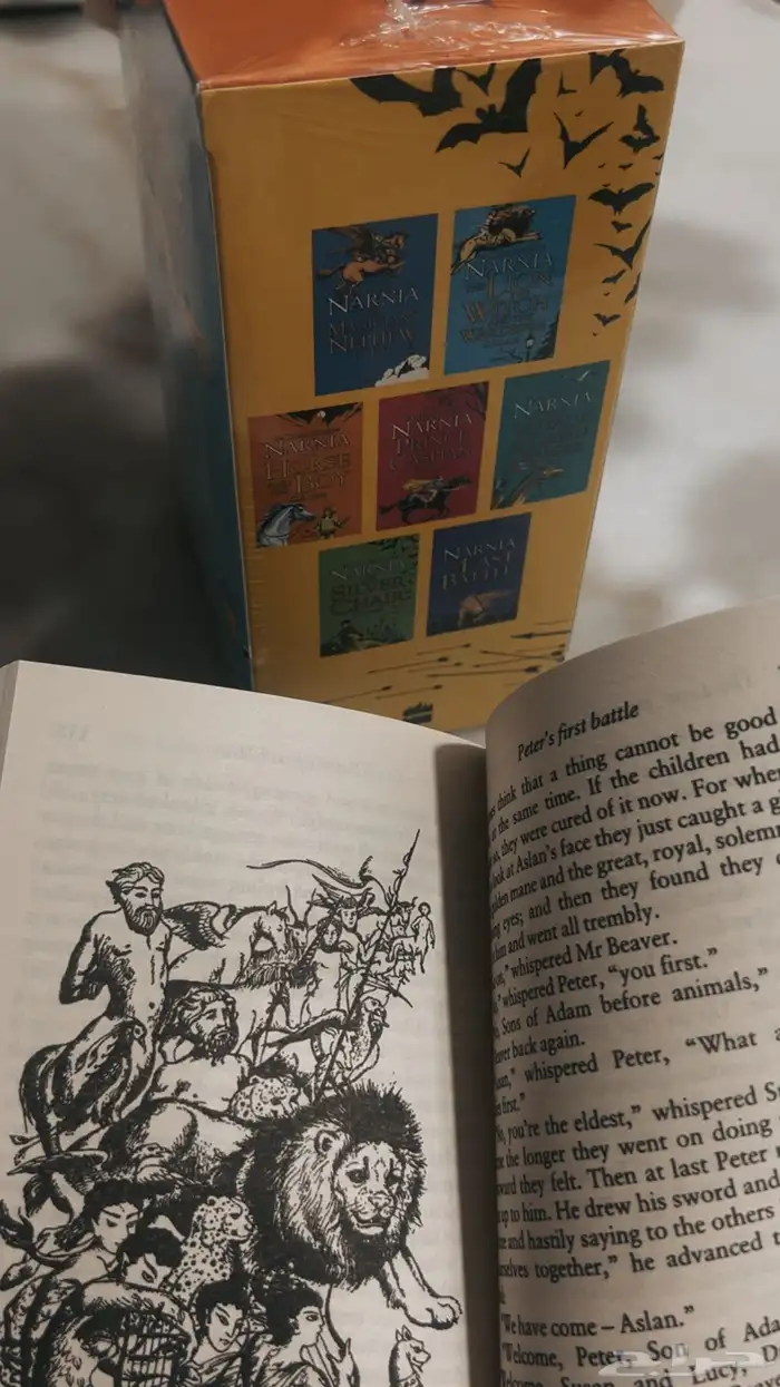 سلسلة روايات the Chronicles of Narnia باللغة الإنجليزية . 1