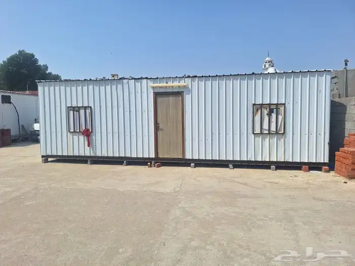 كرفان للبيع اثنين غرفه وحمام مطبخ مجلفن من الداخل بي اخشاب 0