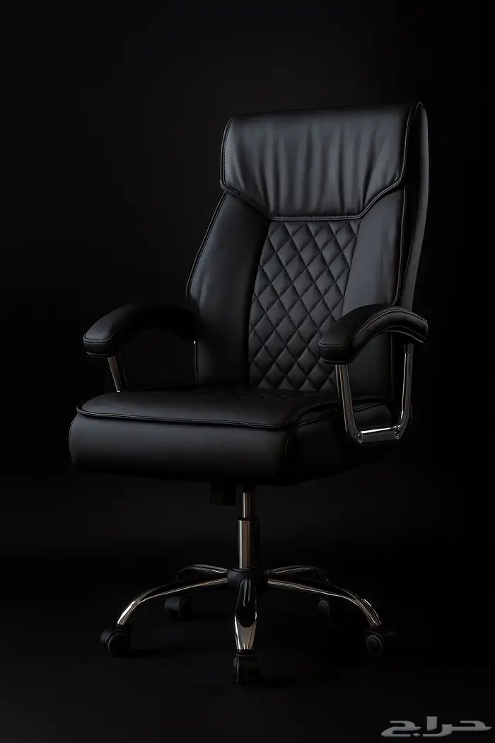 كراسي مكتبي جلد فاخر دوار وثابت باسعار الجملة 5