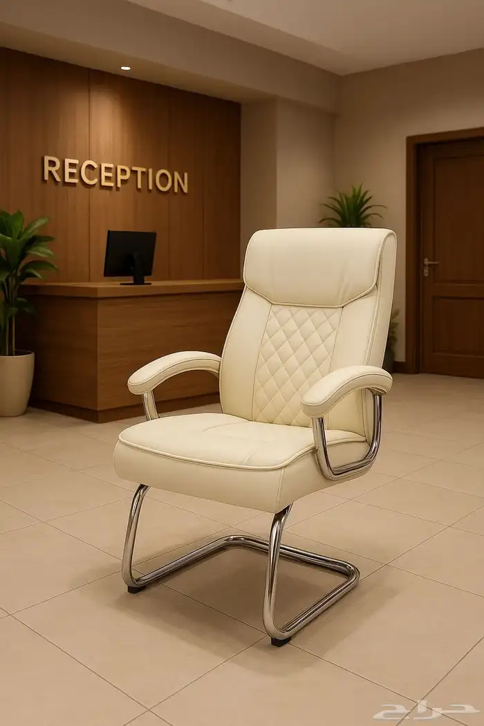 كراسي مكتبي جلد فاخر دوار وثابت باسعار الجملة 3