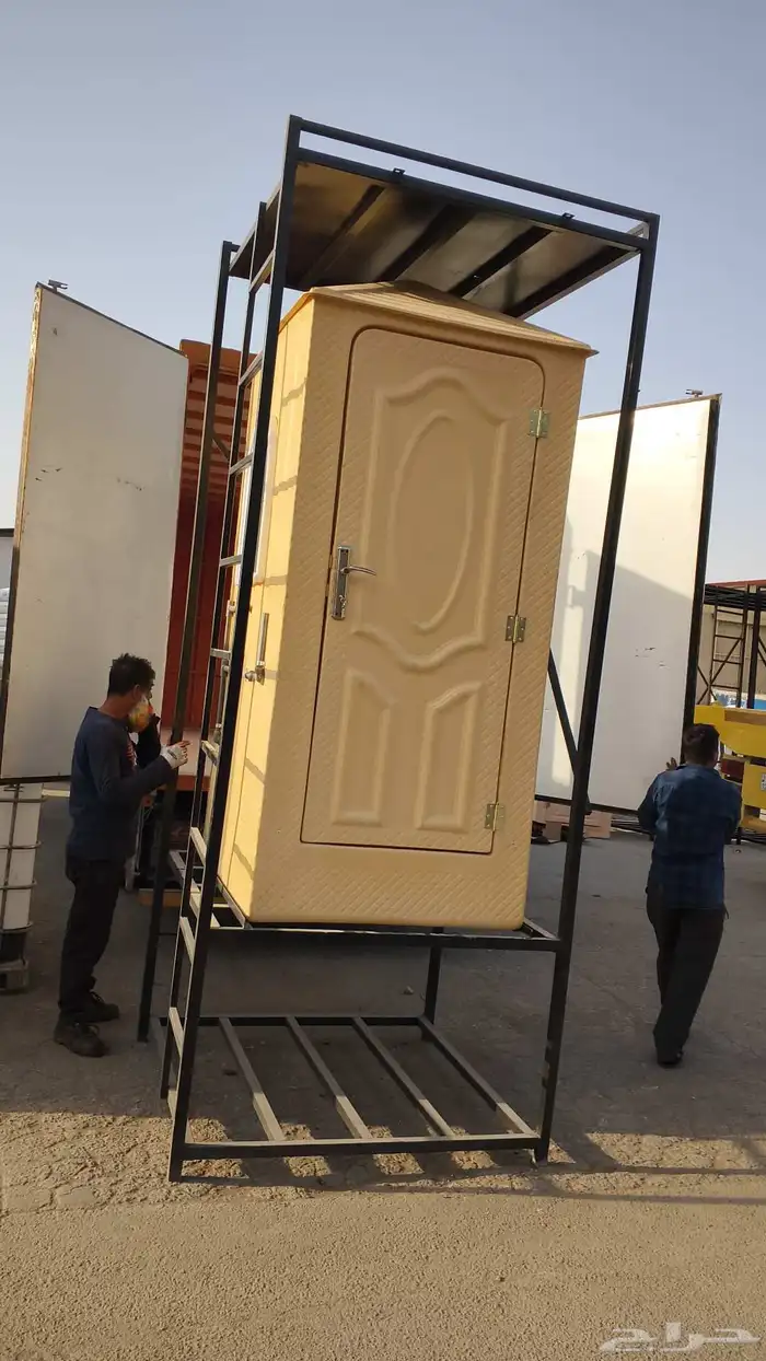 دورات مياه فايبر كلاس متنقلة 1