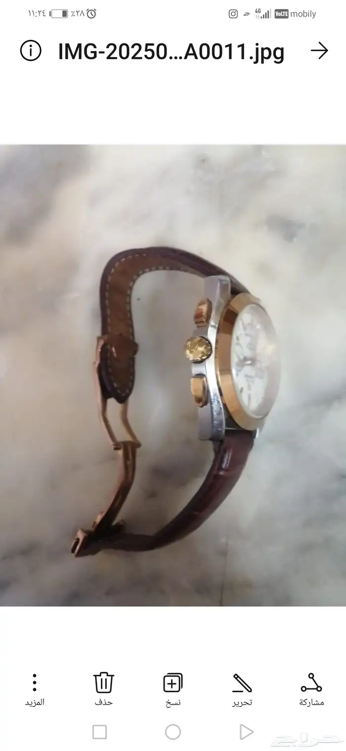 ساعة اوميجا تشتغل على نبض اليد استخدام بسيط400رياال 2