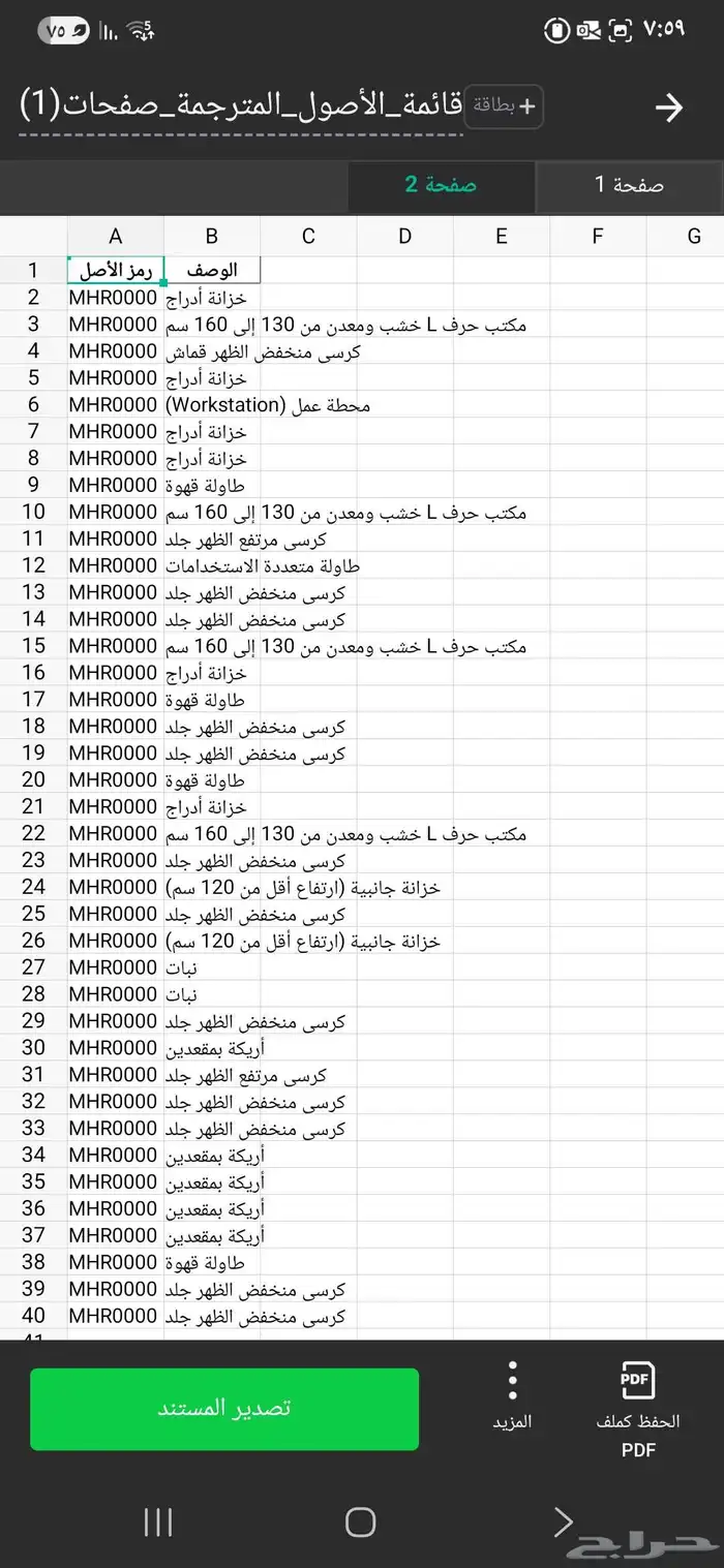بيع اصول مستلزماتها واثاث ومكيفات مستودع 17 1