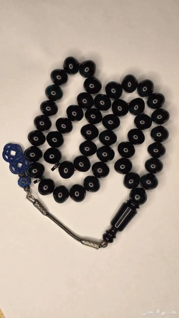 سبحه فاتوران حرباء زعفراني تركوازي 1