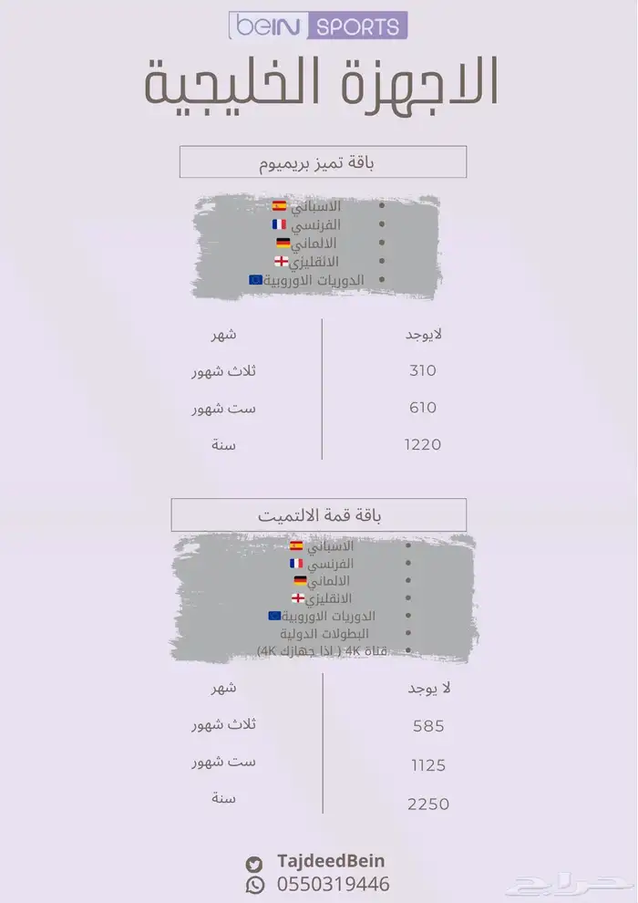 تجديد بي ان سبورت بالسعر الرسمي 4