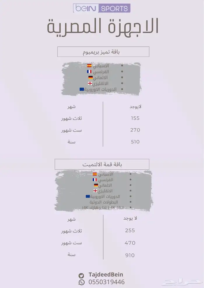 تجديد بي ان سبورت بالسعر الرسمي 5