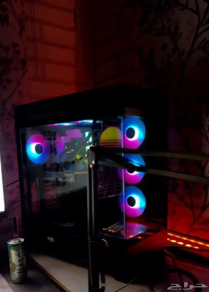 للبيع pc مواصفات ف الصورة موجودة استخدام شهرين فقط 5060ti 0