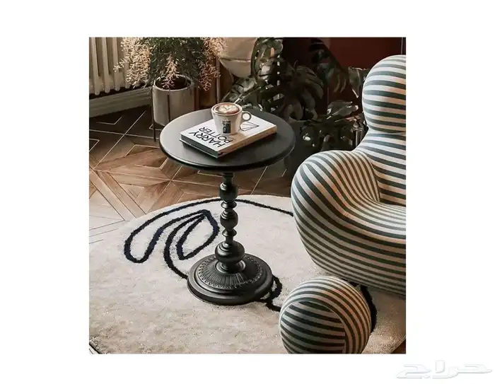 طاولتين جانبية مستديره 3