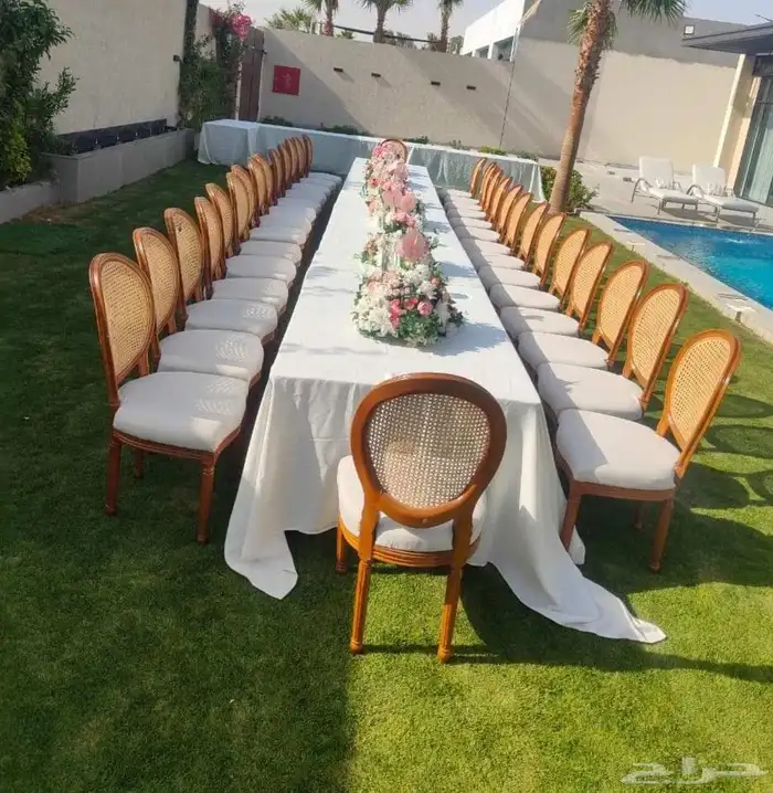 تاجير كراسي الطاولات للحفلات والمناسبات 6