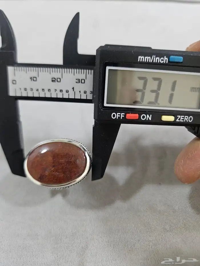 خاتم عقيق بحري يمني 990 6